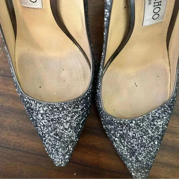 Jimmy Choo Romy Glitter Ombre Pump Size 8.5 - Picture 8 of 11